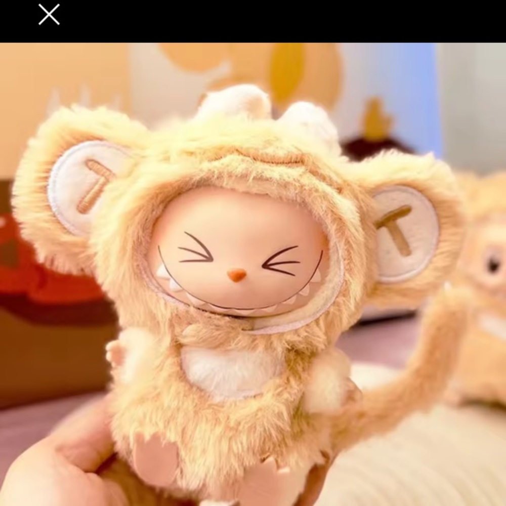 Labubu  Plush Monkey Toy outfit, NO DOLL!
